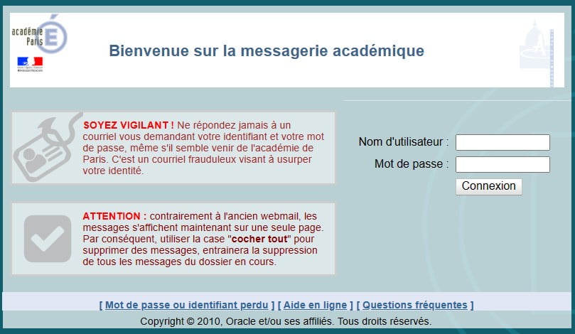 Capture Ecran Ac Paris